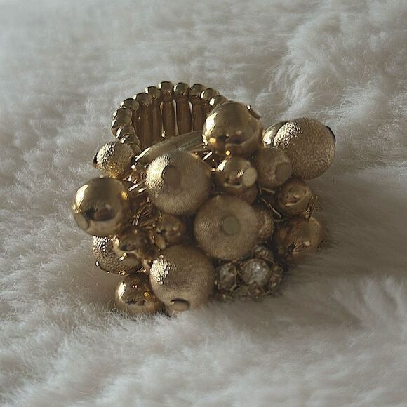 Vintage Beaded Cocktail Ring! - Picture 1 of 6